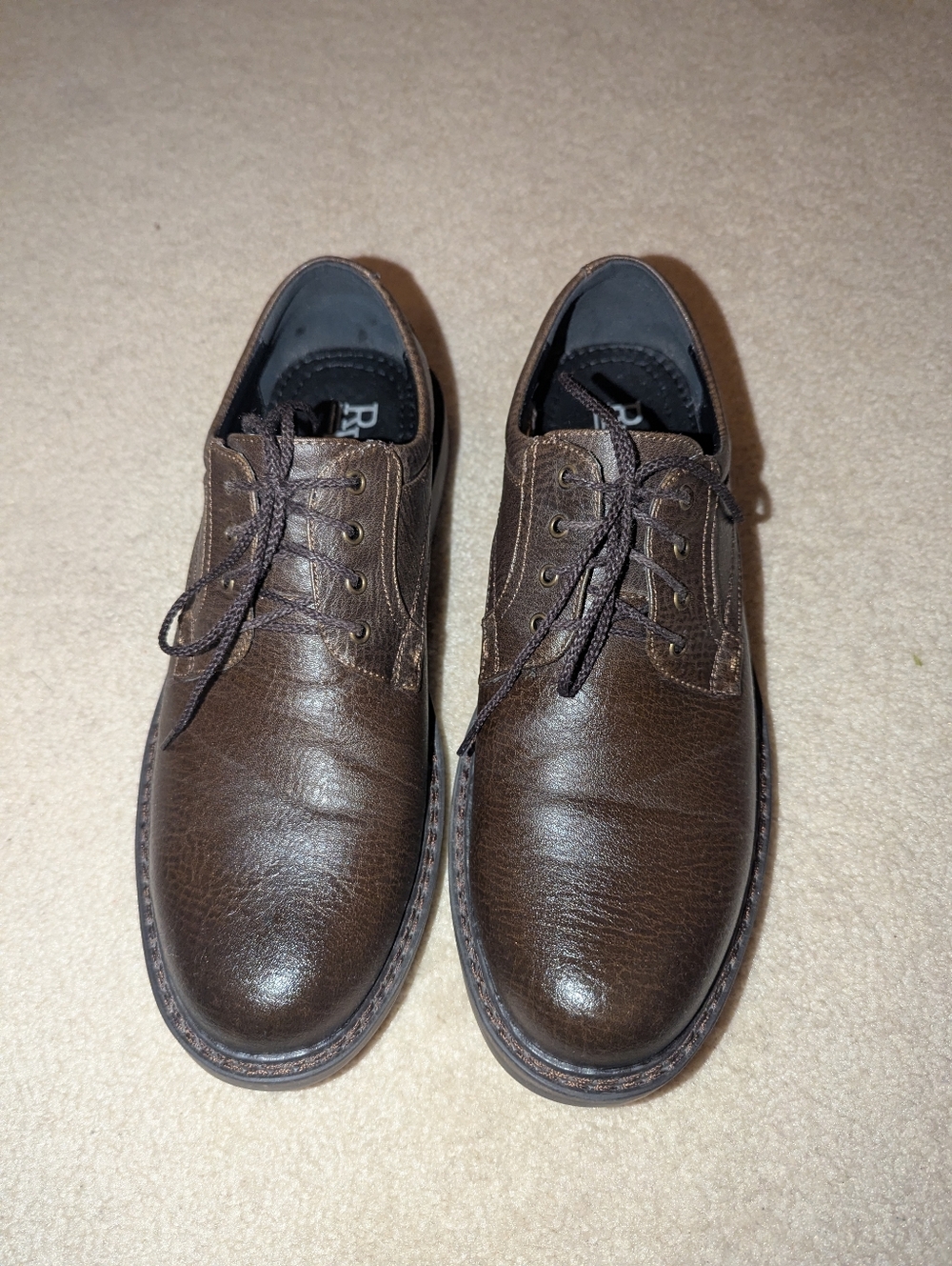 Robert Wayne Brown Lace-Up Men's Dress Shoes 8.5D